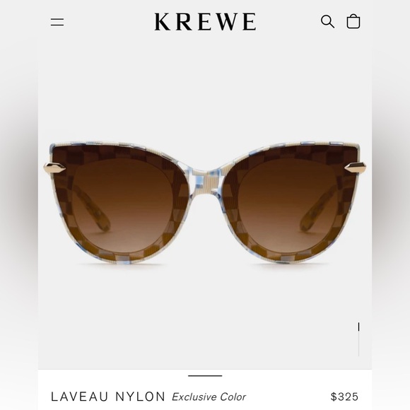 KREWE Accessories - KREWE Laveau Nylon Cat Sunglasses in Tortoise